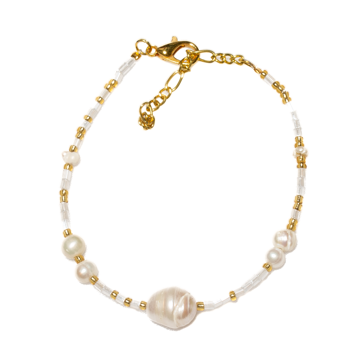 Bracelet de perles avec une grosse perle