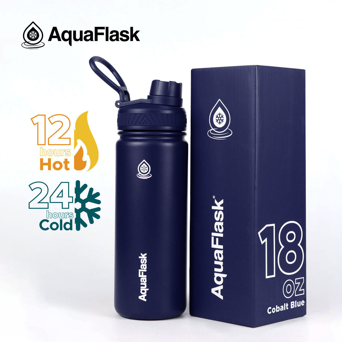 Bouteilles d'eau isothermes sous vide AquaFlask Original 530ml (18oz)
