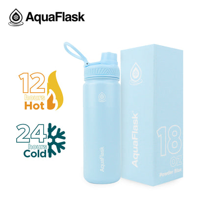 Bouteilles d'eau isothermes sous vide AquaFlask Original 530ml (18oz)