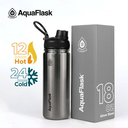 Bouteilles d'eau isothermes sous vide AquaFlask Original 530ml (18oz)