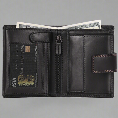 Portefeuille en cuir pour hommes MET
