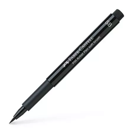 Faber-Castell - Pitt Artist Pen - Pointe pinceau souple - Marqueur individuel