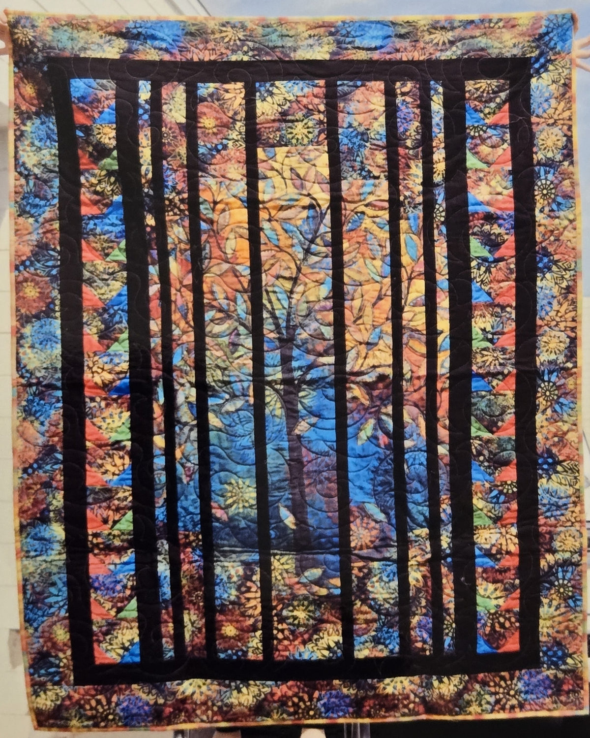Échantillon de magasin - Plaid de genoux - Panneau d'arbre