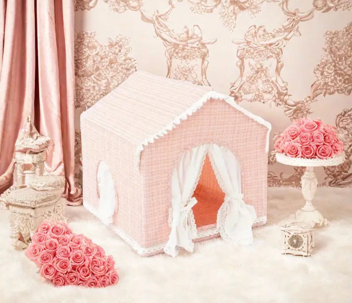 Niche pour Chien Princesse | Maison de Luxe pour Animaux de Compagnie