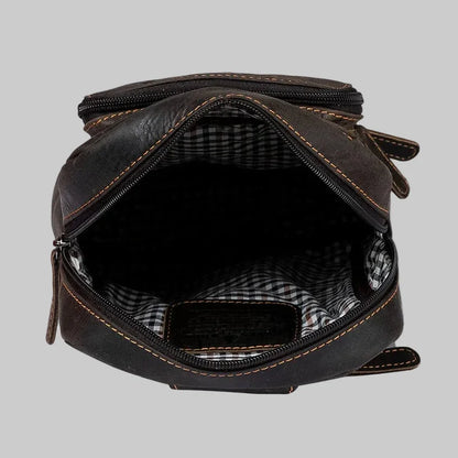 Greenwood Leather Hamilton Crossbody Bag Backpack