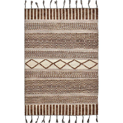 Tapis Stella en laine tissée 6x9