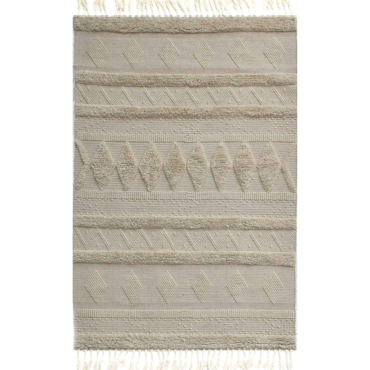 Tapis Sienna en laine tissée 6x9