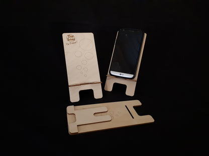 Support de téléphone en bois « D-Poser »