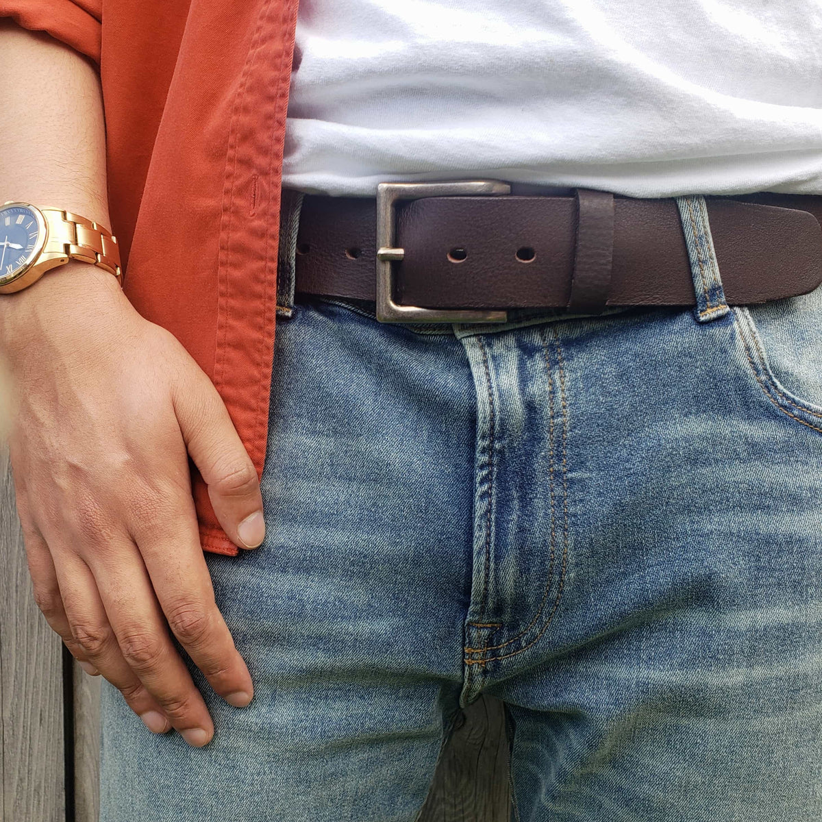The Long Haul Belt - Classic Black 100% Full-Grain Leather Belt