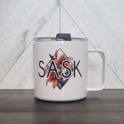 Mug à Café SASK Diamond en Acier Inoxydable de 500 ml