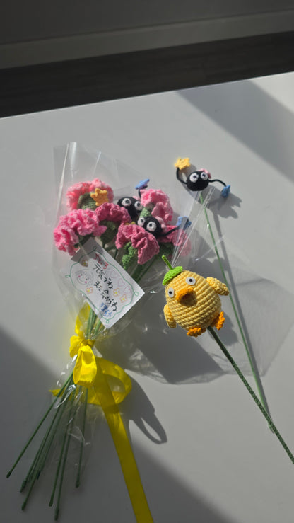 Amis fleuris : Totoro, les Esprits-Canards, les Susuwatari et les Lapins