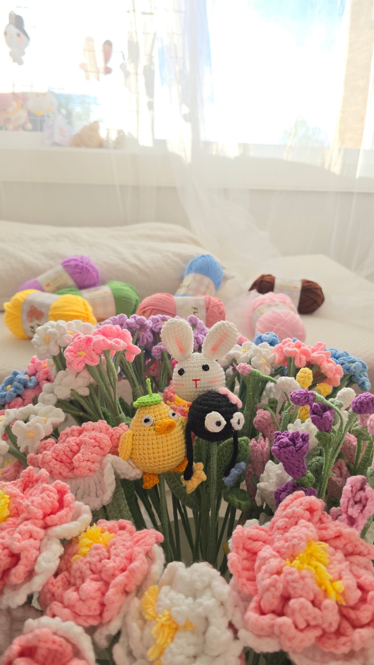 Amis fleuris : Totoro, les Esprits-Canards, les Susuwatari et les Lapins