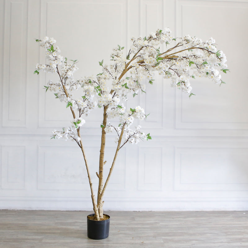 Arbre artificiel en fleurs en pot 2,4 m