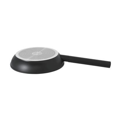 COMBEKK - Poêle à Frire 24 cm en Aluminium Céramique NOIR