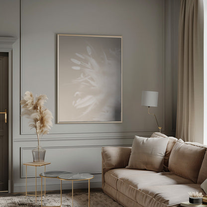 Wall art Flower Beige_1