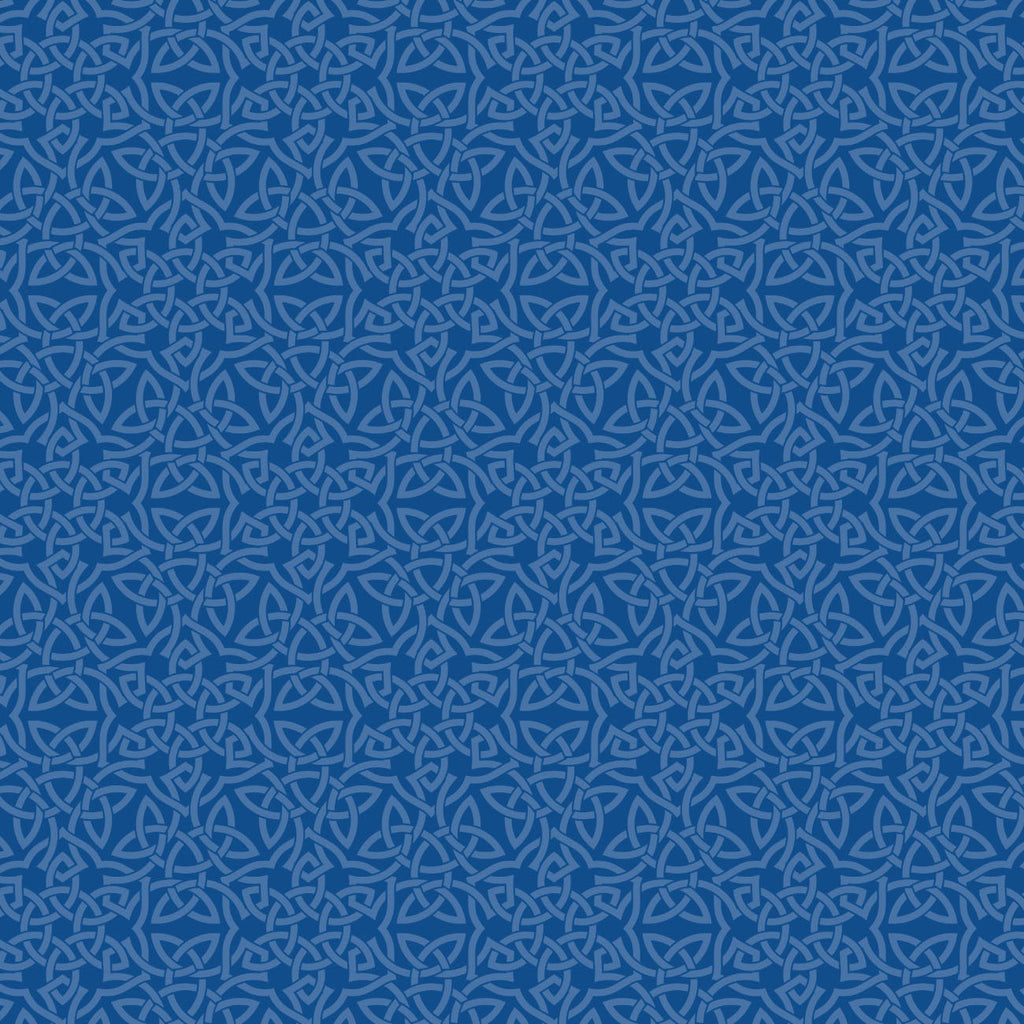 Celeste - Camelot Fabrics - Celtic Knots - Blue