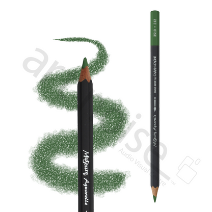 Caran d'Ache - Crayon Aquarelle Museum - Bleus et Verts