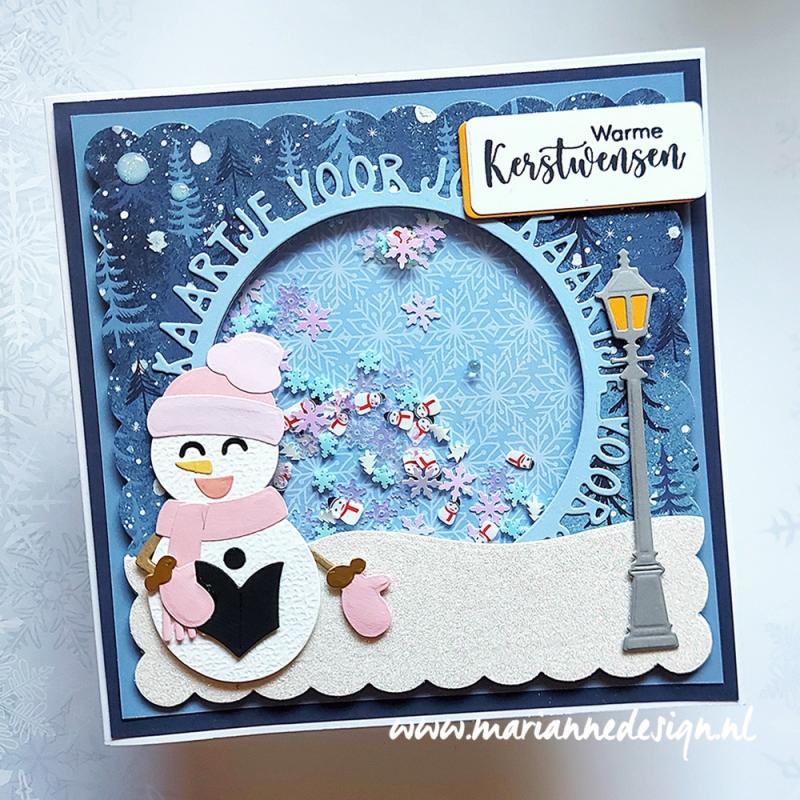 Bloc de papier Marianne Design A4 - Hygge d'hiver