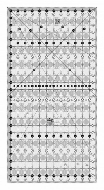 Règle de courtepointe Creative Grids 12 1/2 po x 24 1/2 po