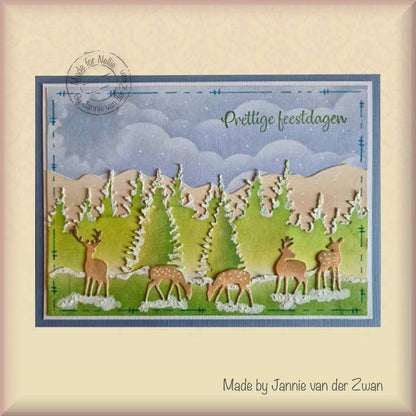 Nellie's Choice - Matrices de découpe - Mini Dies Cerf-1