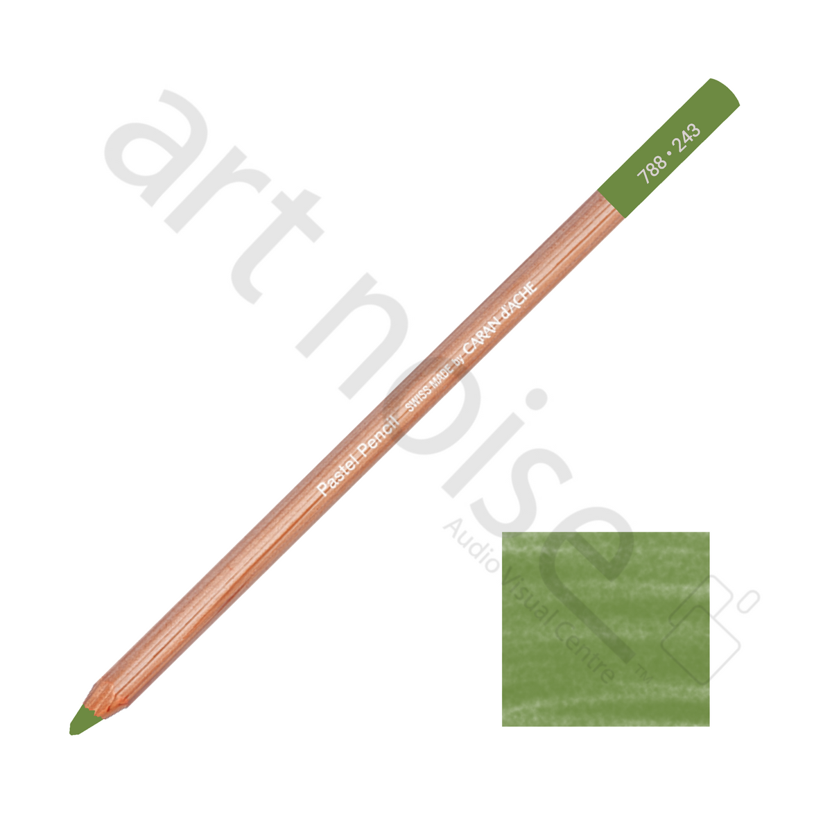 Caran d'Ache - Pastel Pencil - Greens and Blues