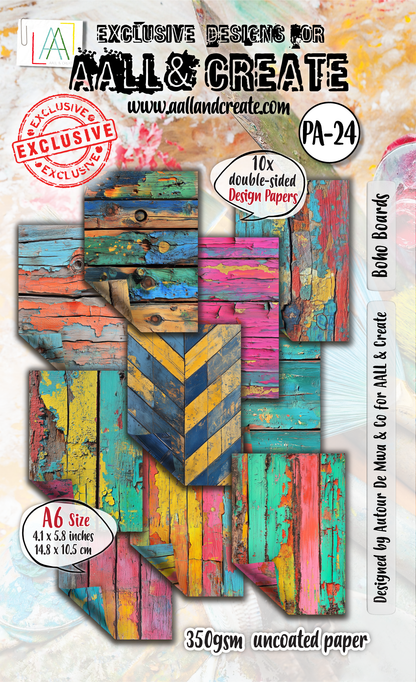 AALL and Create - A6 Design Paper - Boho Boards