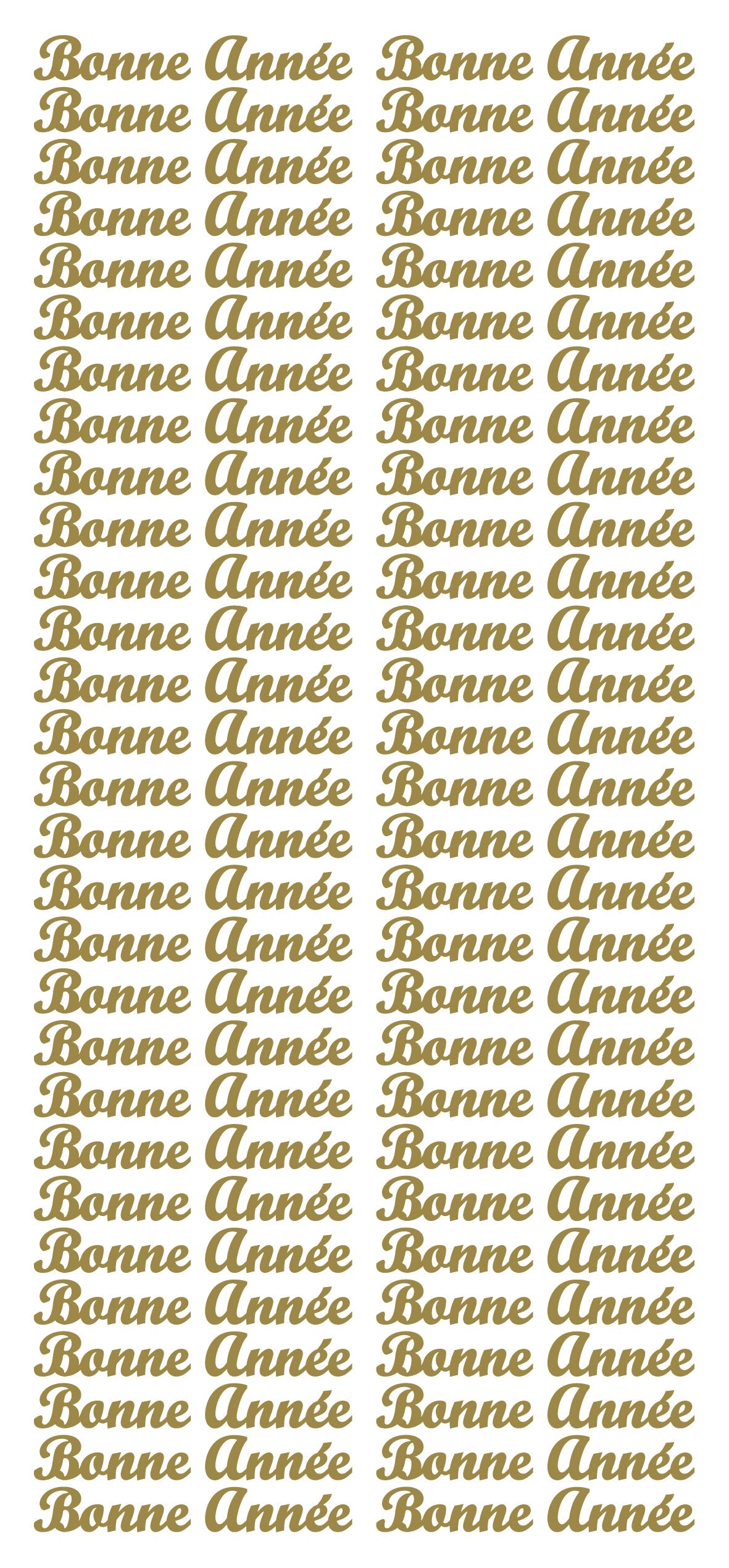 Peel Off Stickers - Bonne Année