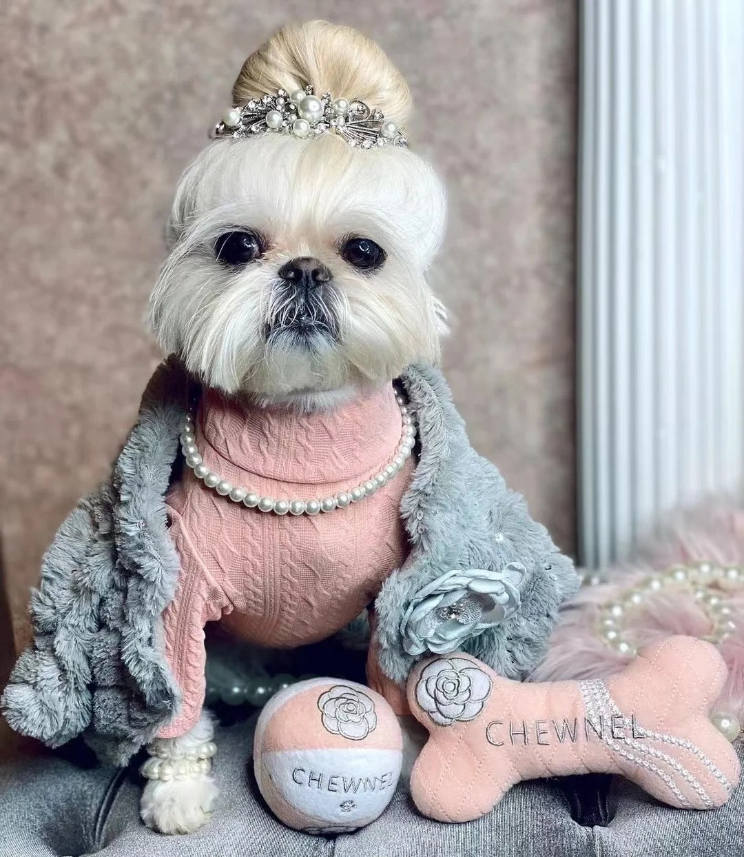 Collection de jouets pour chiens Chewnel | Jouets de luxe fantaisie pour chiens