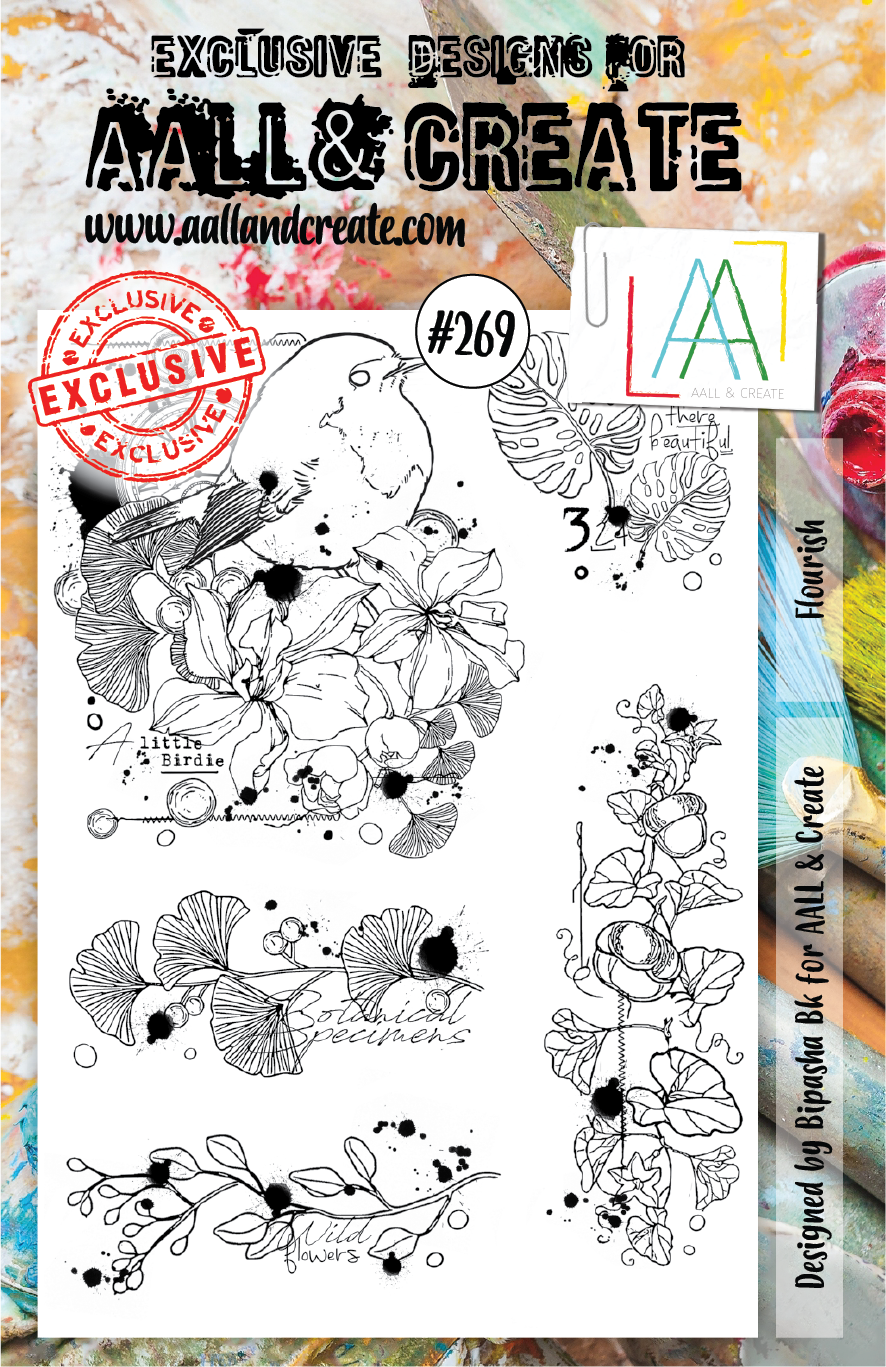 Jeu de tampons AALL and Create - 269 - Flourish