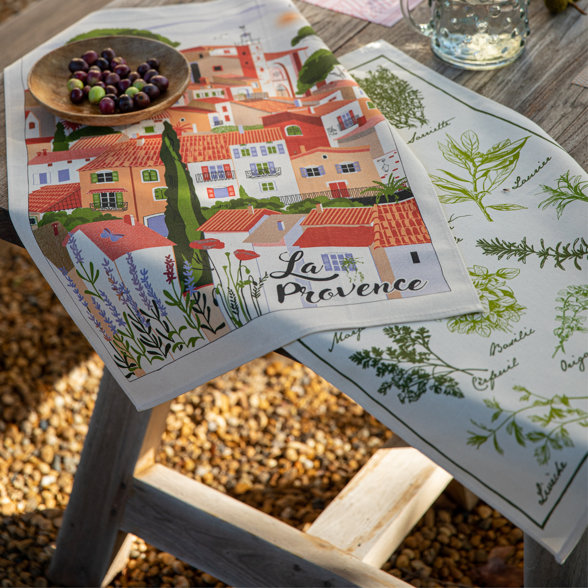 Torchons de cuisine Provence & Riviera