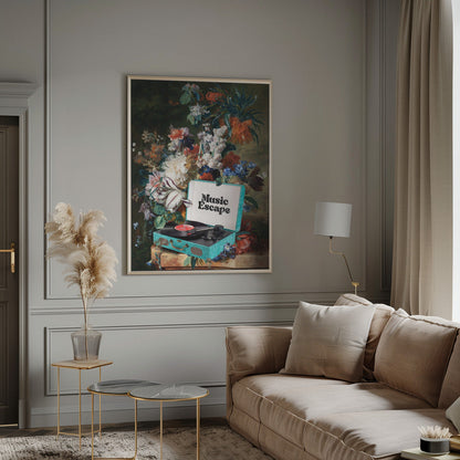 Wall art Music Escape Canvas Print