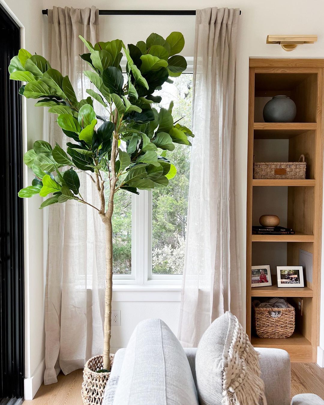 Plante artificielle en pot Ficus Lyrata Mila (plusieurs tailles)