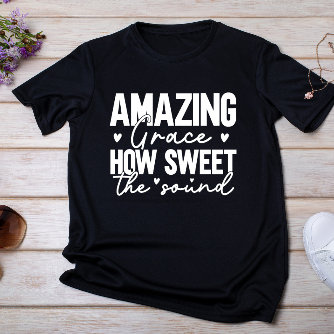 Amazing Grace Quelle Douce Mélodie Transfert UV DTF/DTF