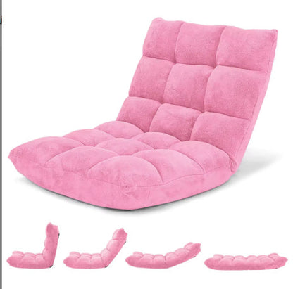 Lazy Sofa Single Foldable Tatami Bed Backrest Recliner Bedroom Balcony Leisure Sofa Bed Removable And Washable