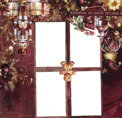 3Quarter Designs Sugarplum Wreath 12x12 Design Paper & Diecuts Set