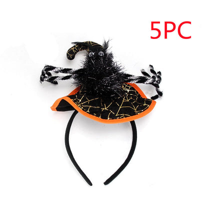 Spooky Halloween Hair Accessories – Festive Headband Costume Prop for Adults & Children