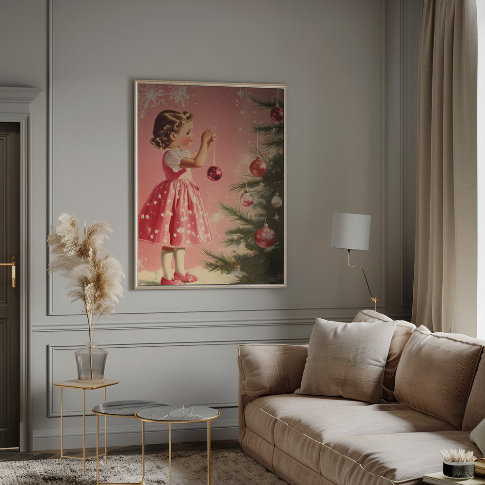 Tableau sur toile « Fille aux Boules »