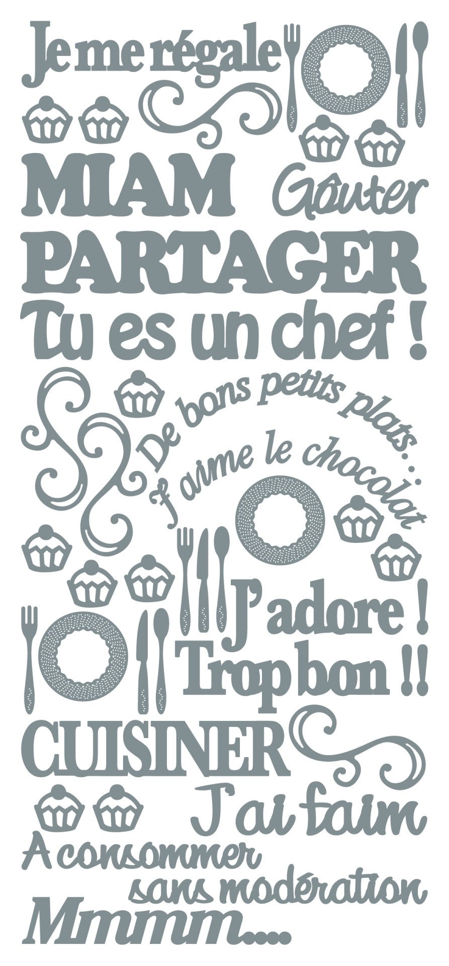 Peel Off Stickers - Je me regale
