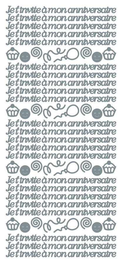 Peel Off Stickers - Je t' invite