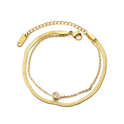 Bracelet Duo Diamant Éclatant