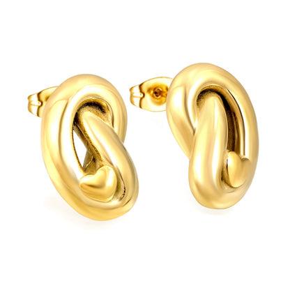Boucles d'oreilles Knot & Shine