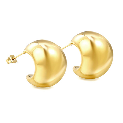 Clous d'oreilles Arcadia Goldtone