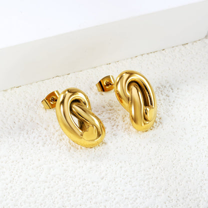 Boucles d'oreilles Knot & Shine