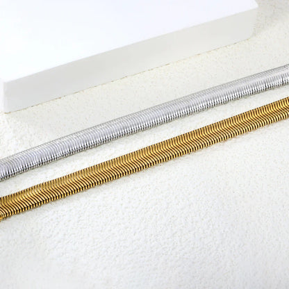 Bracelet Serpent Plat Polyvalent