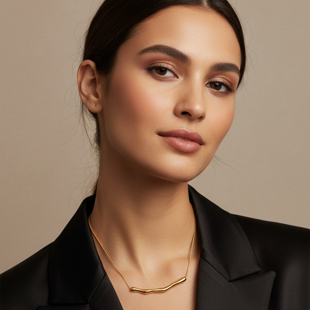 Collier pendentif Vague