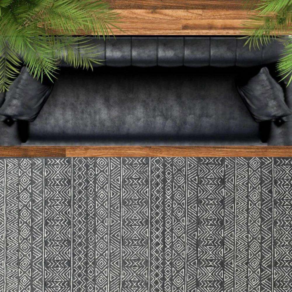 Tapis Mara en Laine Tissée 6X9