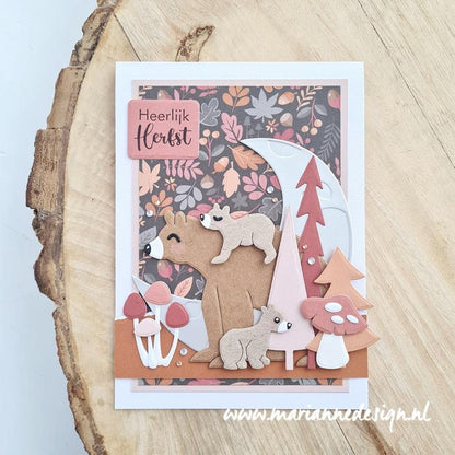 Matrice de découpe Marianne Design Craftables - Mushrooms By Marleen