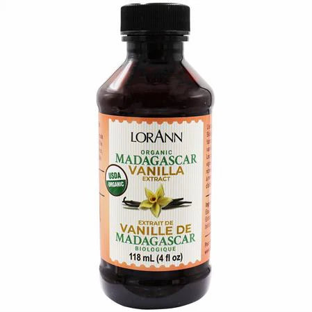 Organic Madagascar Vanilla Extract - 4 oz. - 16 oz. - 1 Gallon - 5 Gallons - Ships Free Within Canada on Orders Above CAD $199