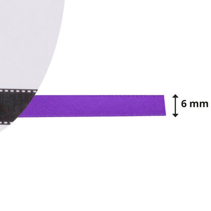 Ruban de satin Vaessen Creative 6 mm x 10 m Violet