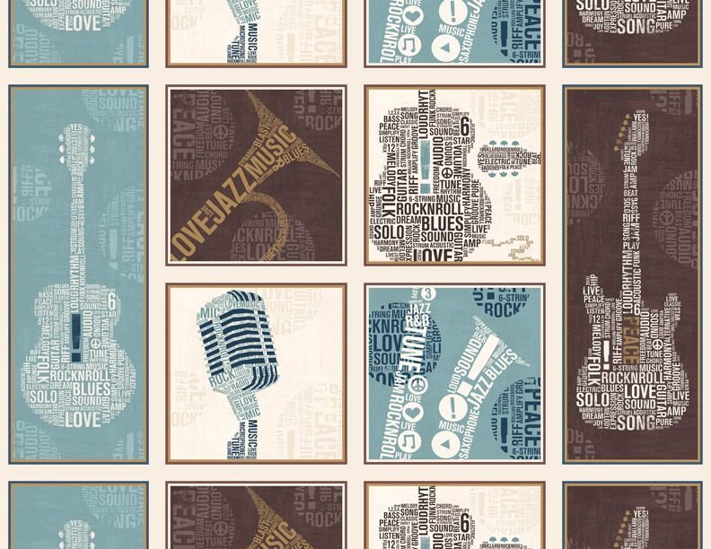 Rhythm & Harmony par Michael Mullan - Panneau